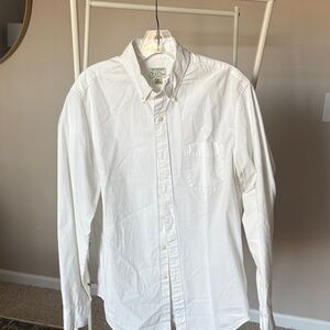 J. Crew Classic White Button-Down Shirt